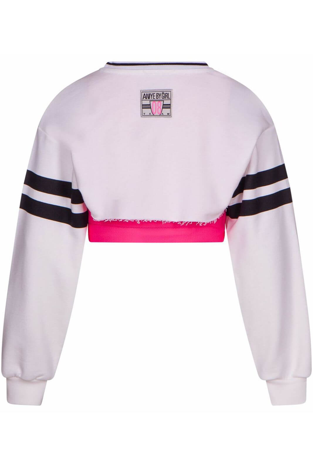 Aniye by Girl felpa corta e top in rete Bambina