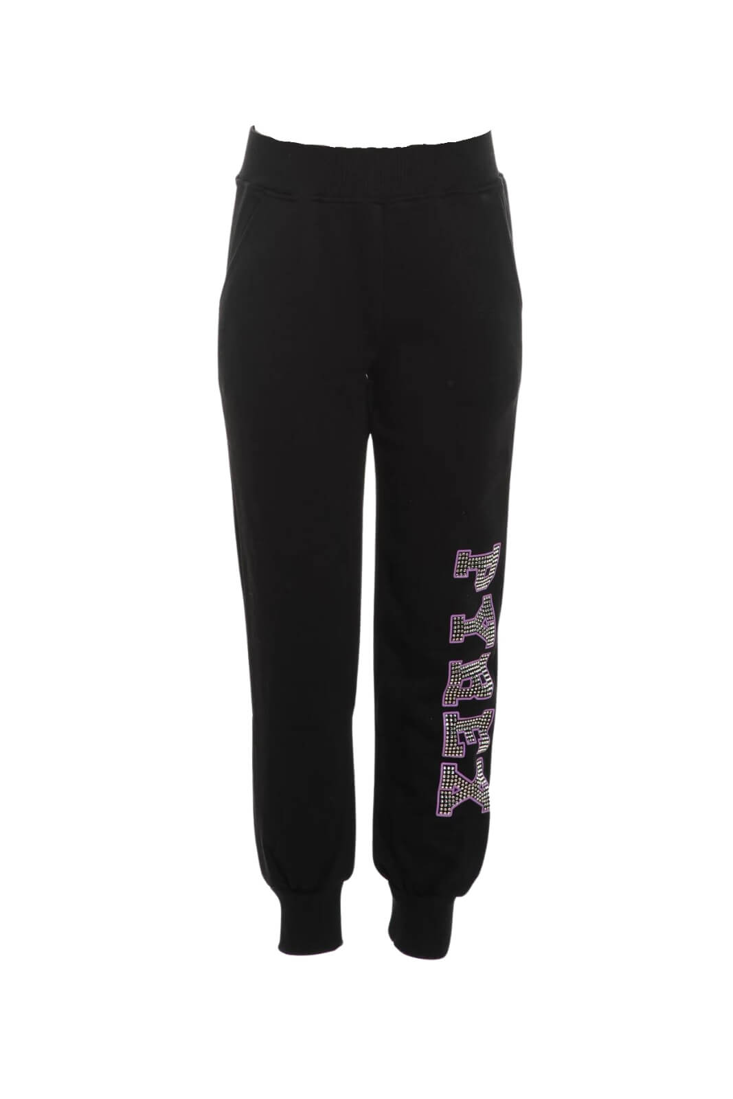 Pyrex Pantalone Bambina con logo in strass