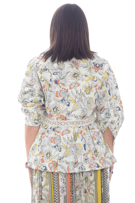 Blusa de mujer Ermanno flores