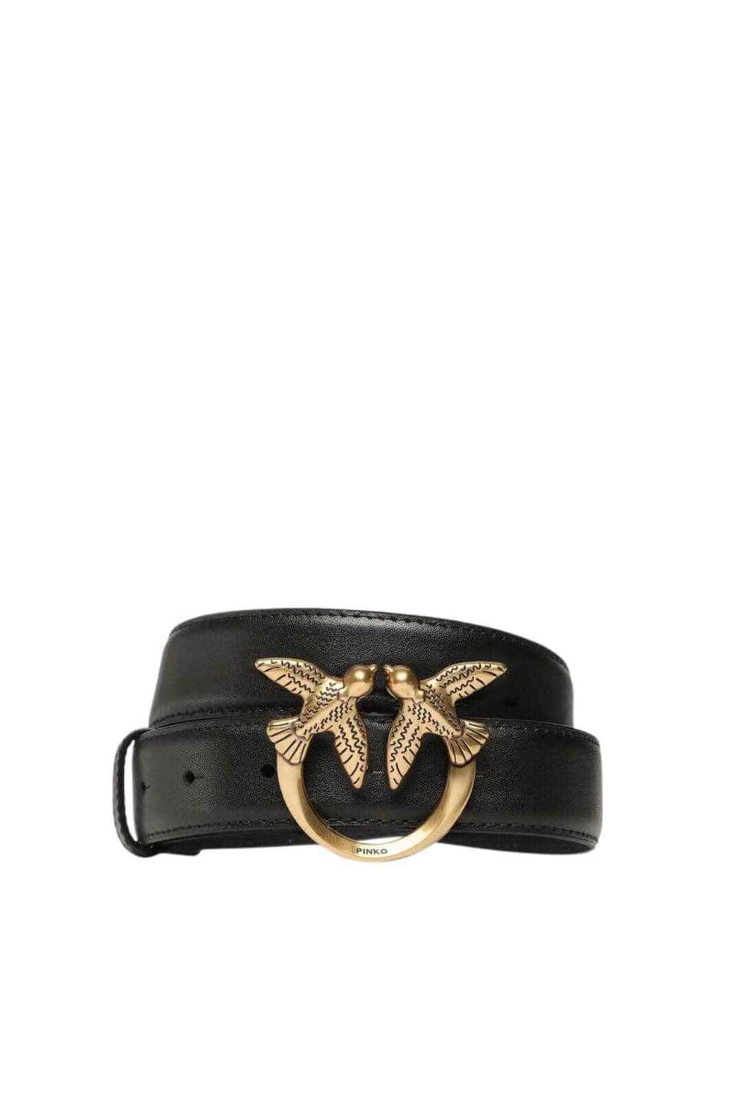 Cinturón de mujer Pinko LOVE BIRDS LEATHER 3CM