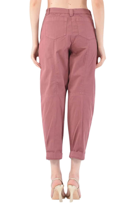 Pantalón zanahoria de mujer Pinko en tejido de caballería POLISSENA