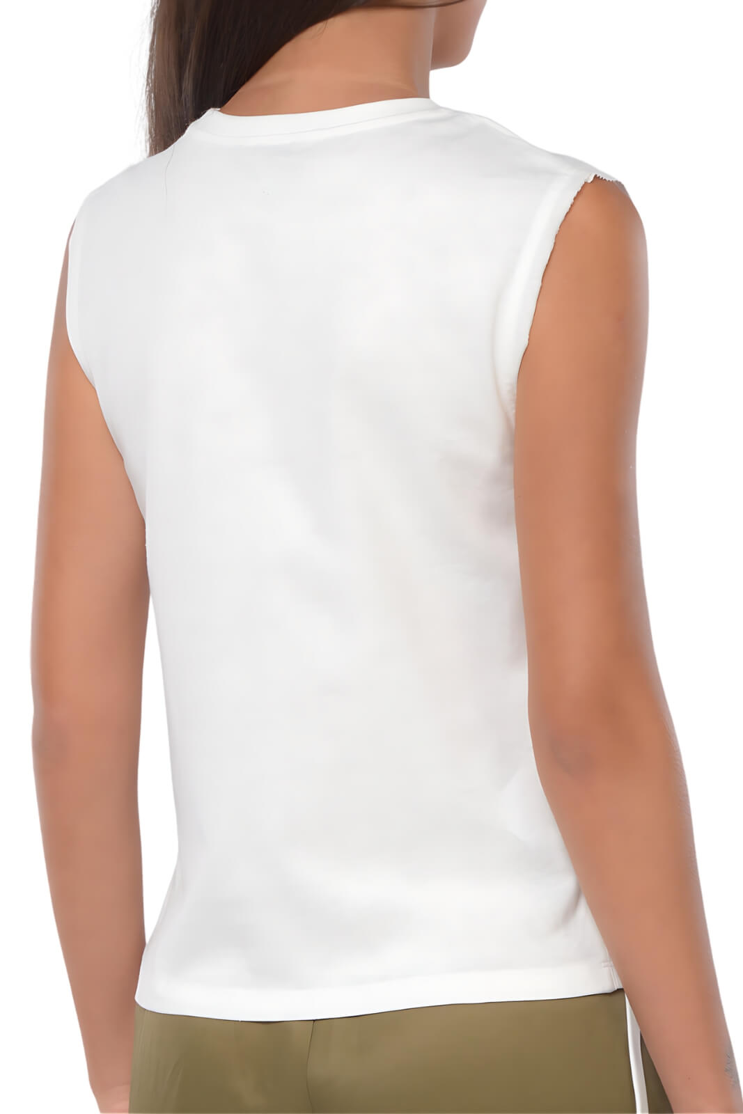 Pinko Women's Sleeveless T Shirt with Crossed Strings TAXI DRIVER