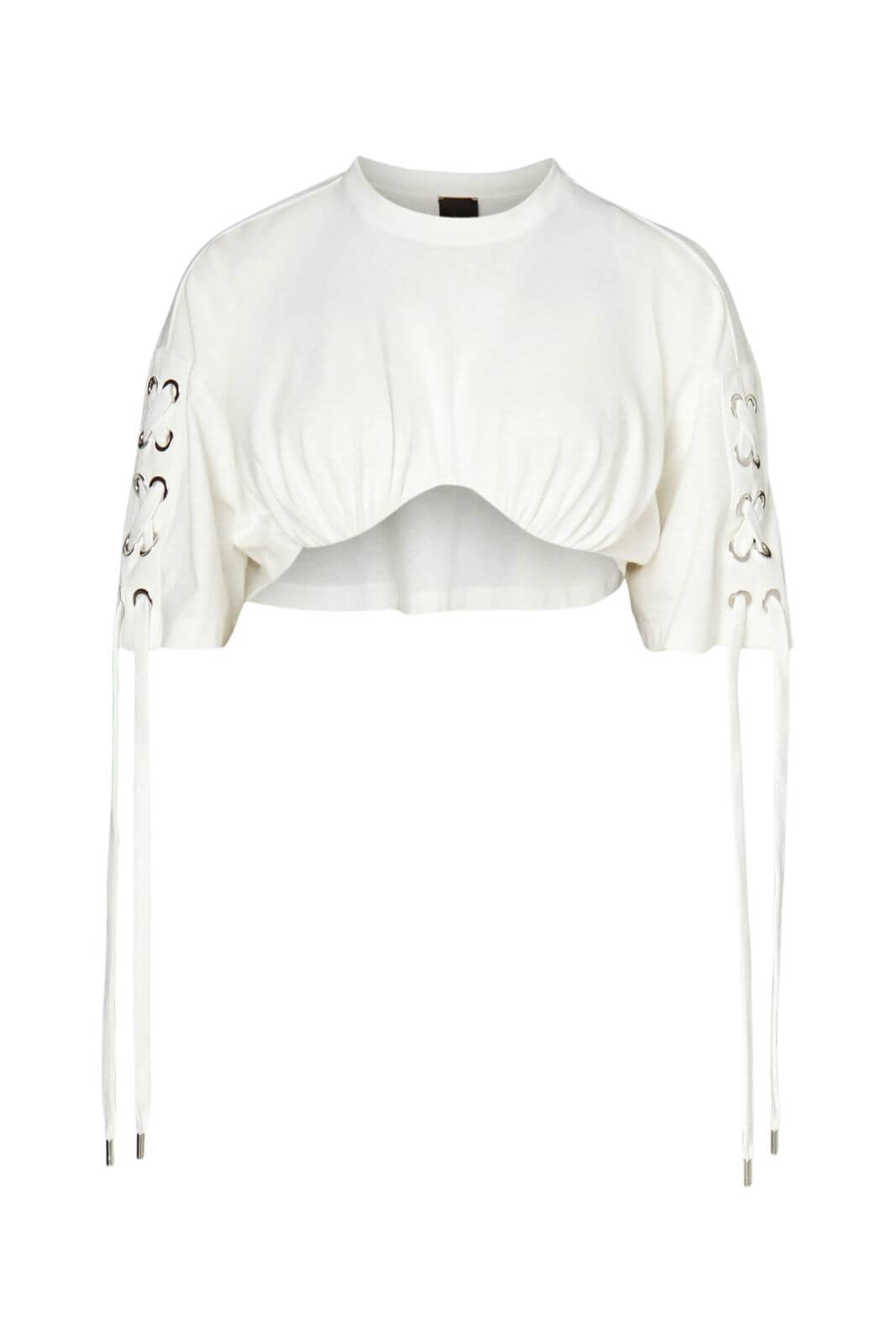 Crop top de mujer Pinko con cordones trenzados MIAMI