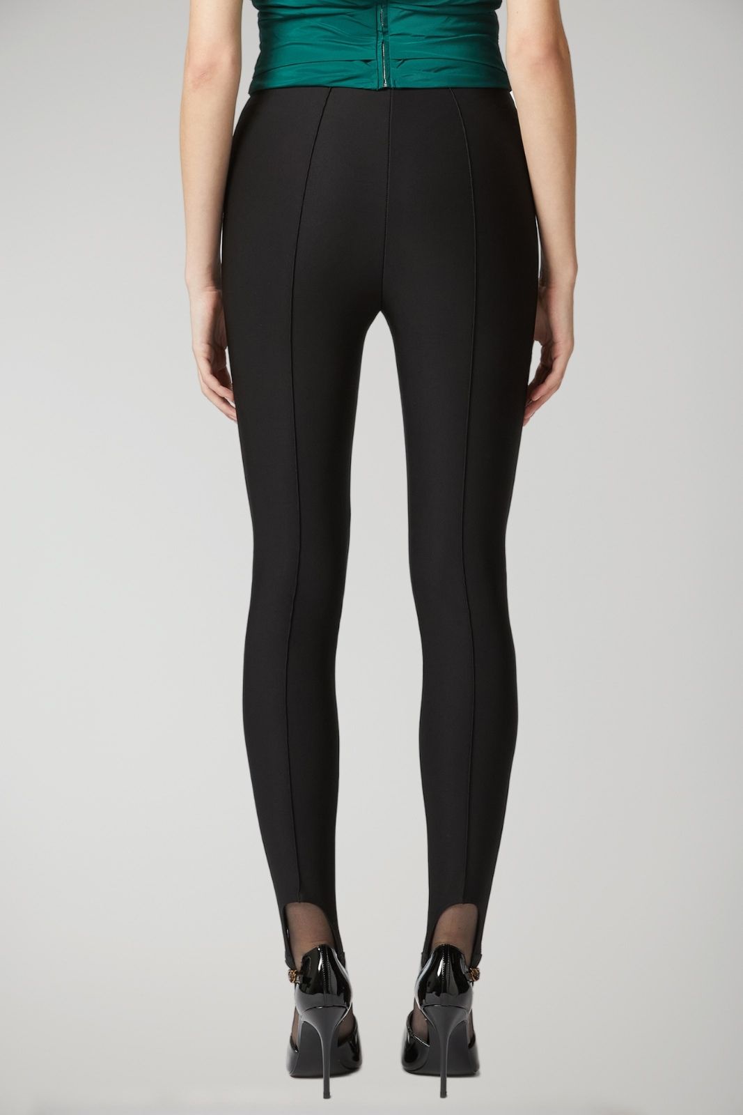 Pinko Plauto women's tight-fitting technical trousers with stirrup