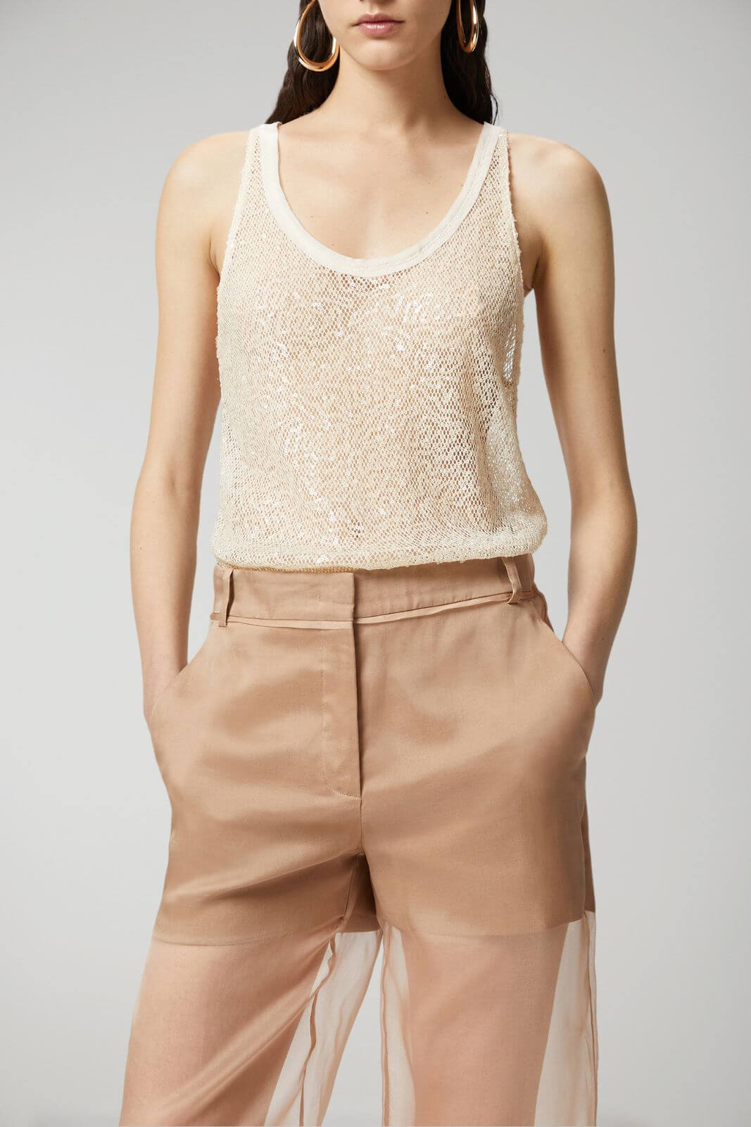 Camiseta de tirantes de mujer Pinko WAITING