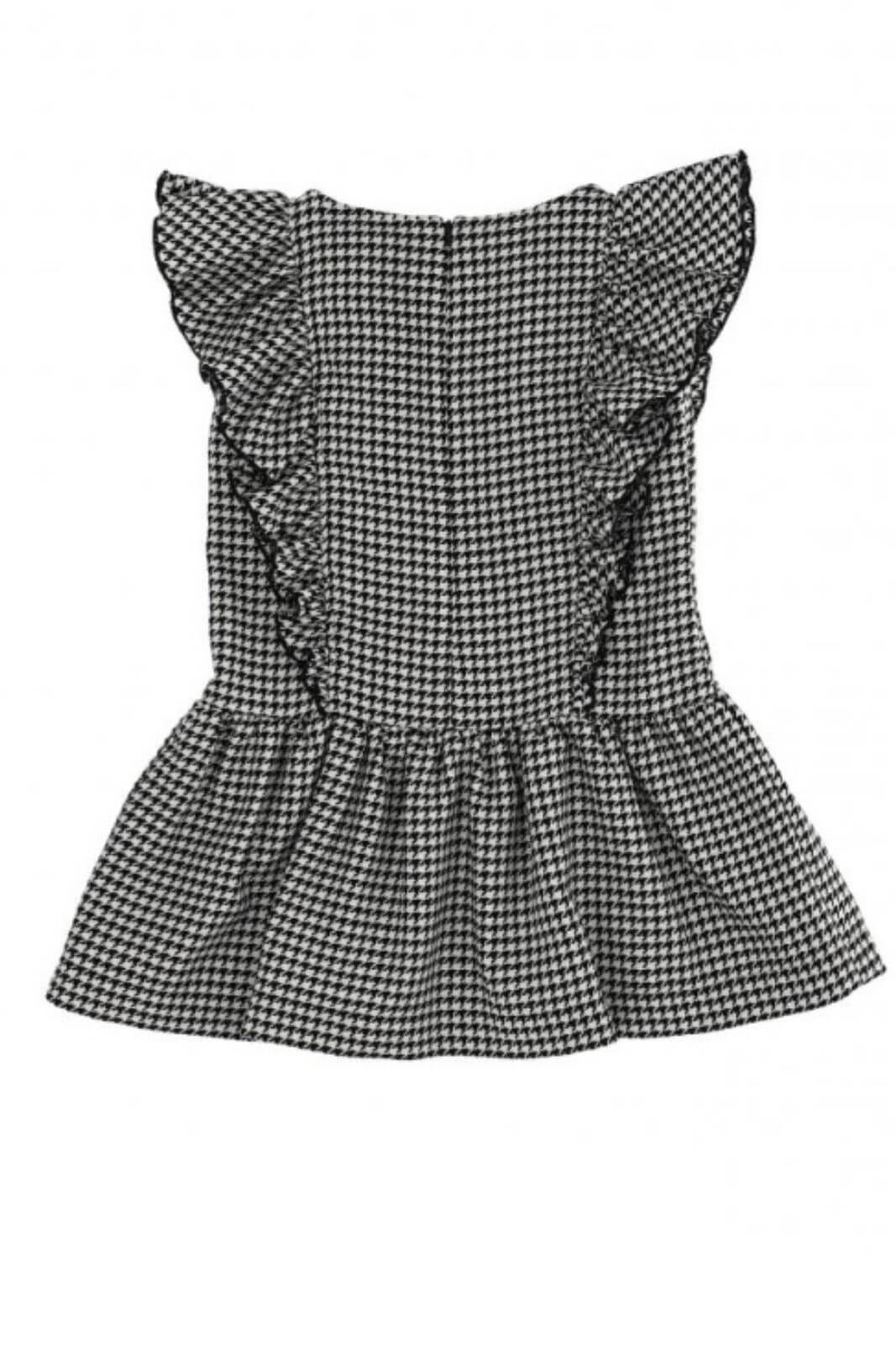 Monnalisa Houndstooth Dress for Girls