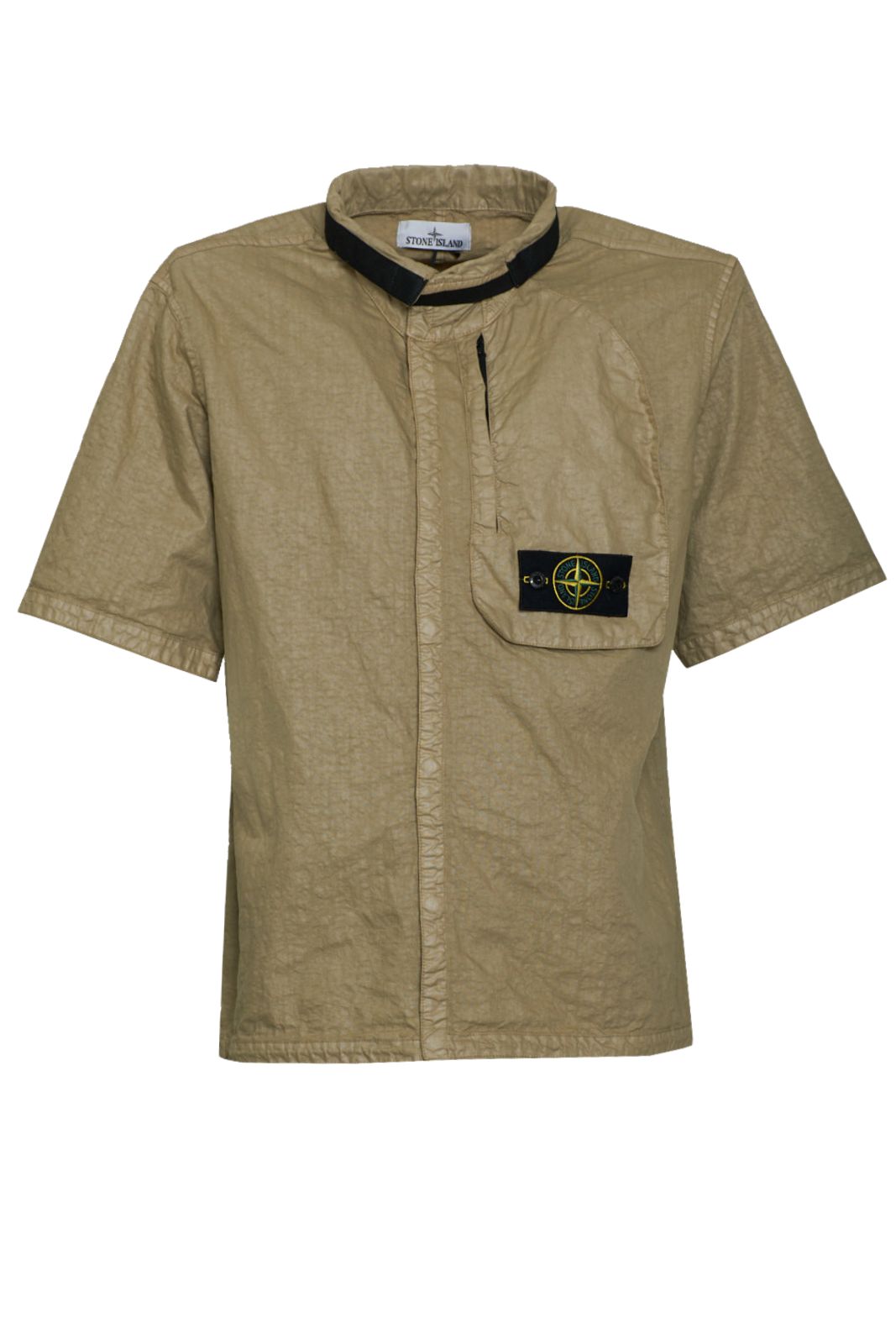 Stone Island men's overshirt ORGANIC LOOK NYLON PANAMA-TC