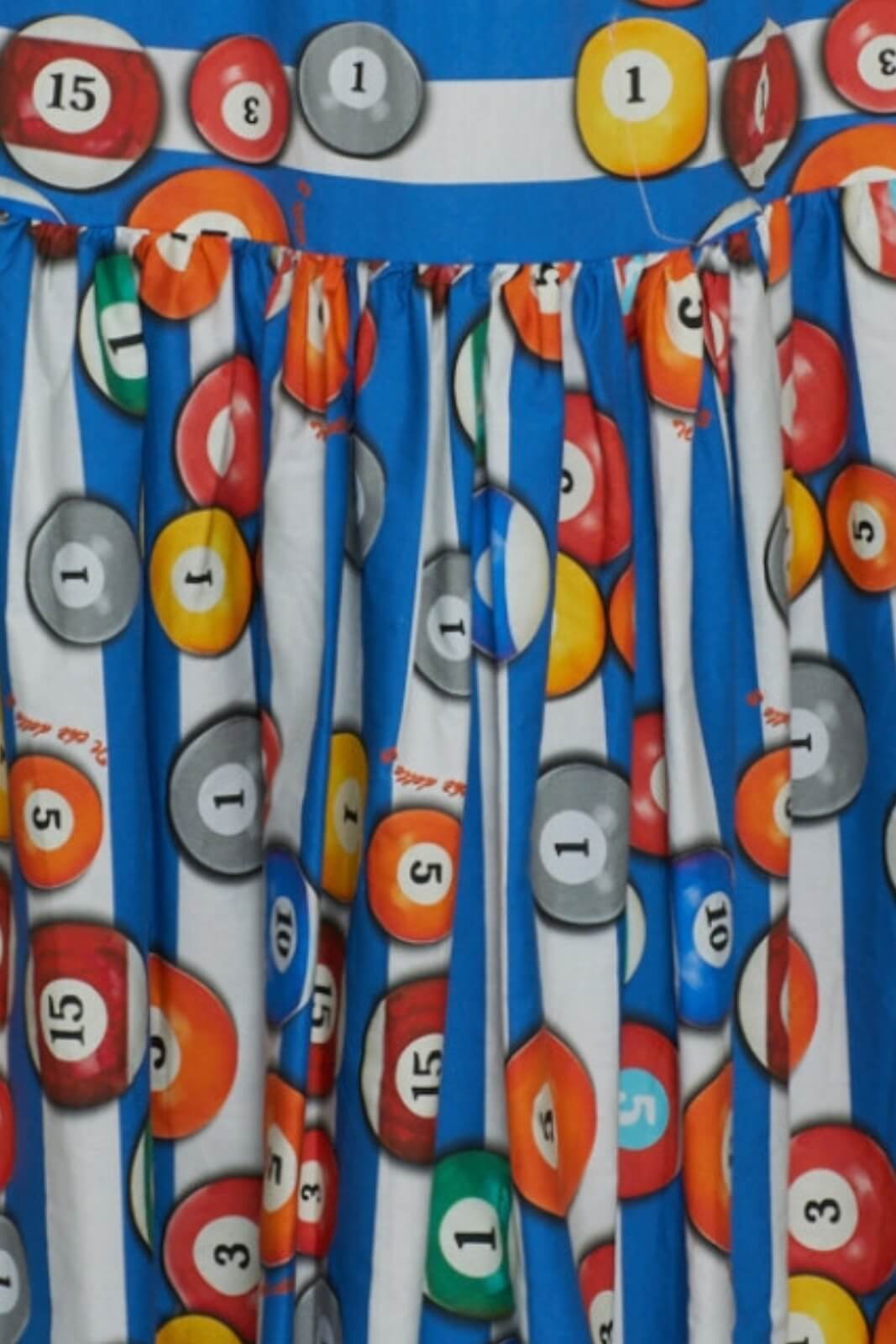 Le Sarte del Sole Long skirt with billiard print