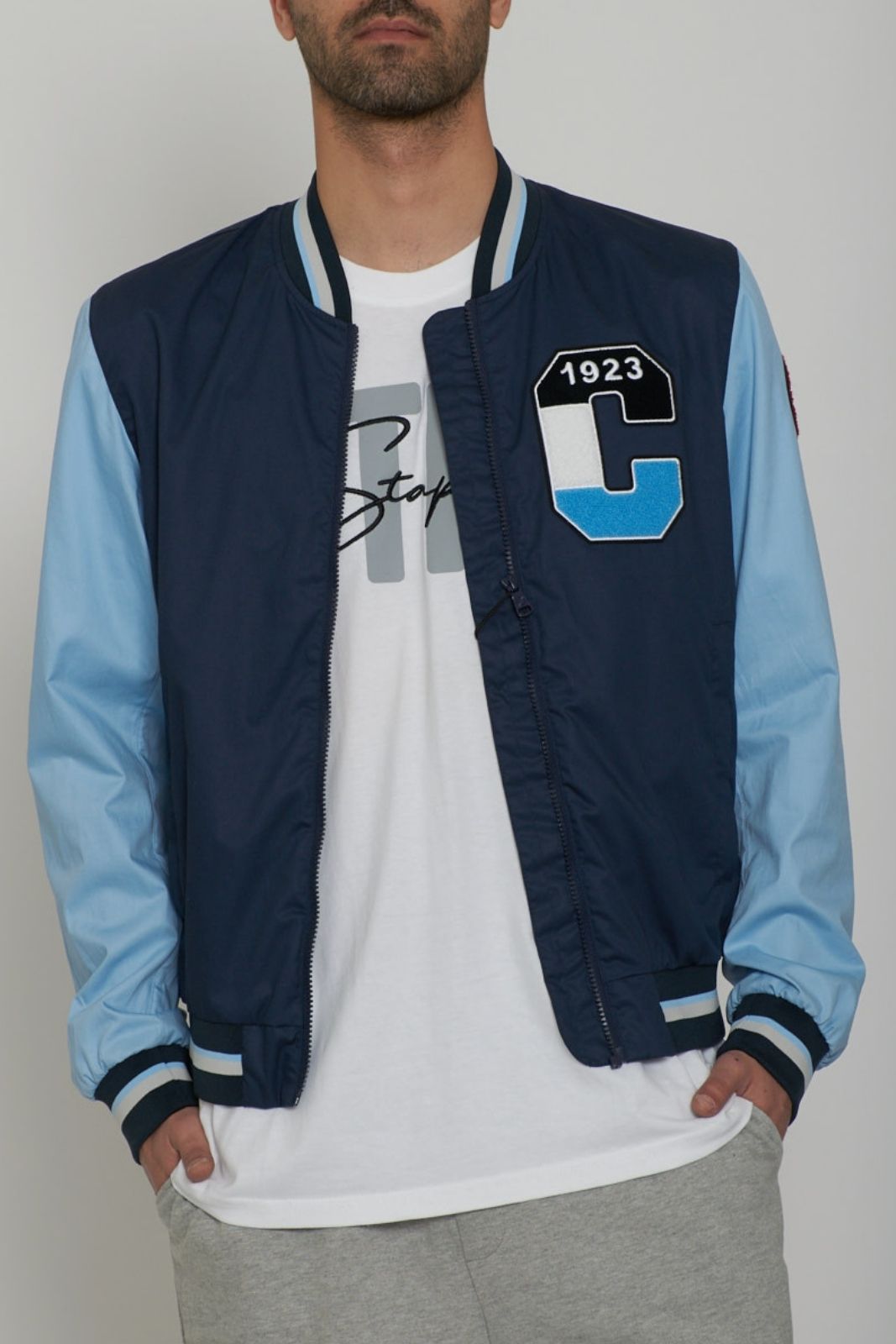 Colmar Men's Bomber Jacket BLOCK VARSITY
