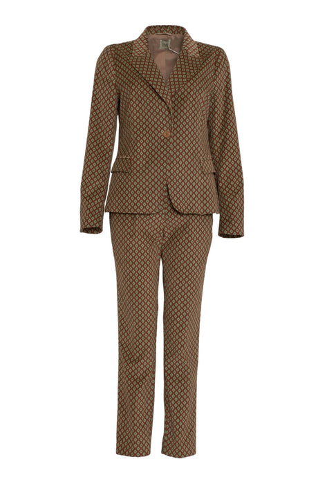 1961 Milano Tailleur donna ciniglia stampa fronte