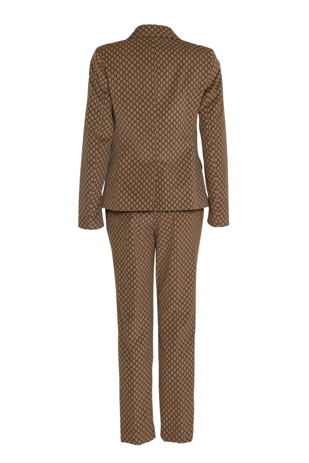 1961 Milano Tailleur donna ciniglia stampa retro