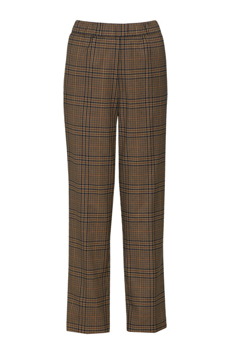 1961 Milano Pantaloni slip-on in fantasia principe di Galles con vita elastica