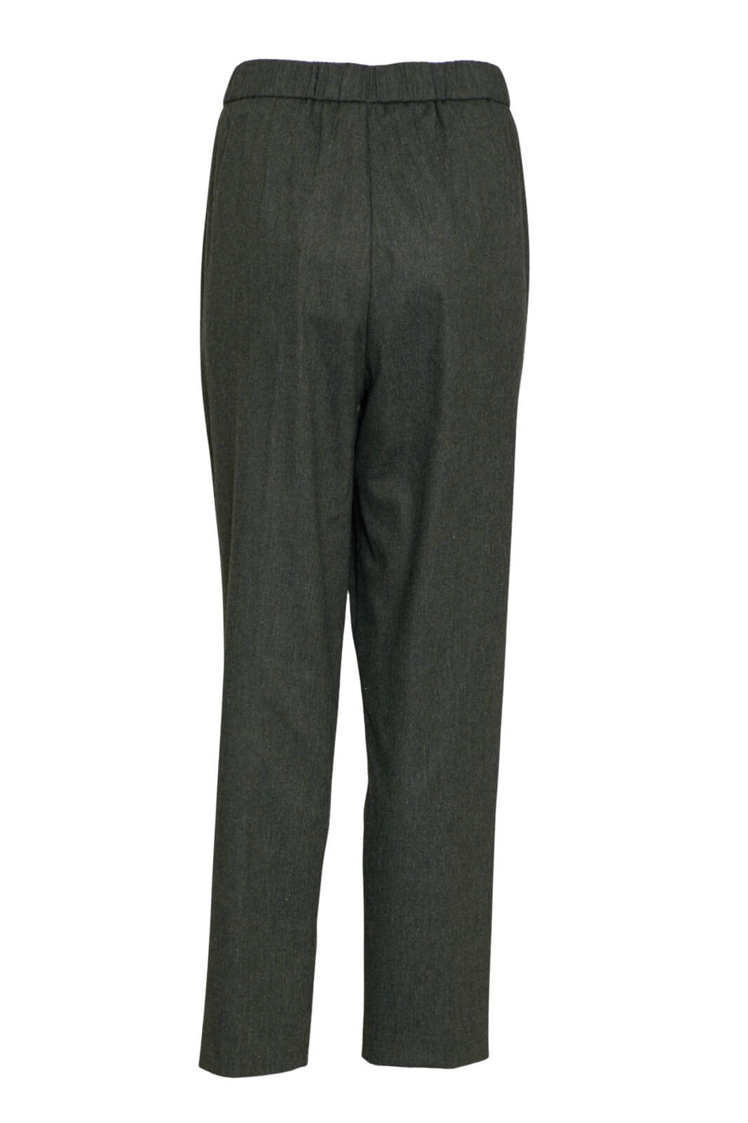 Pantalone donna in lana slip on retro