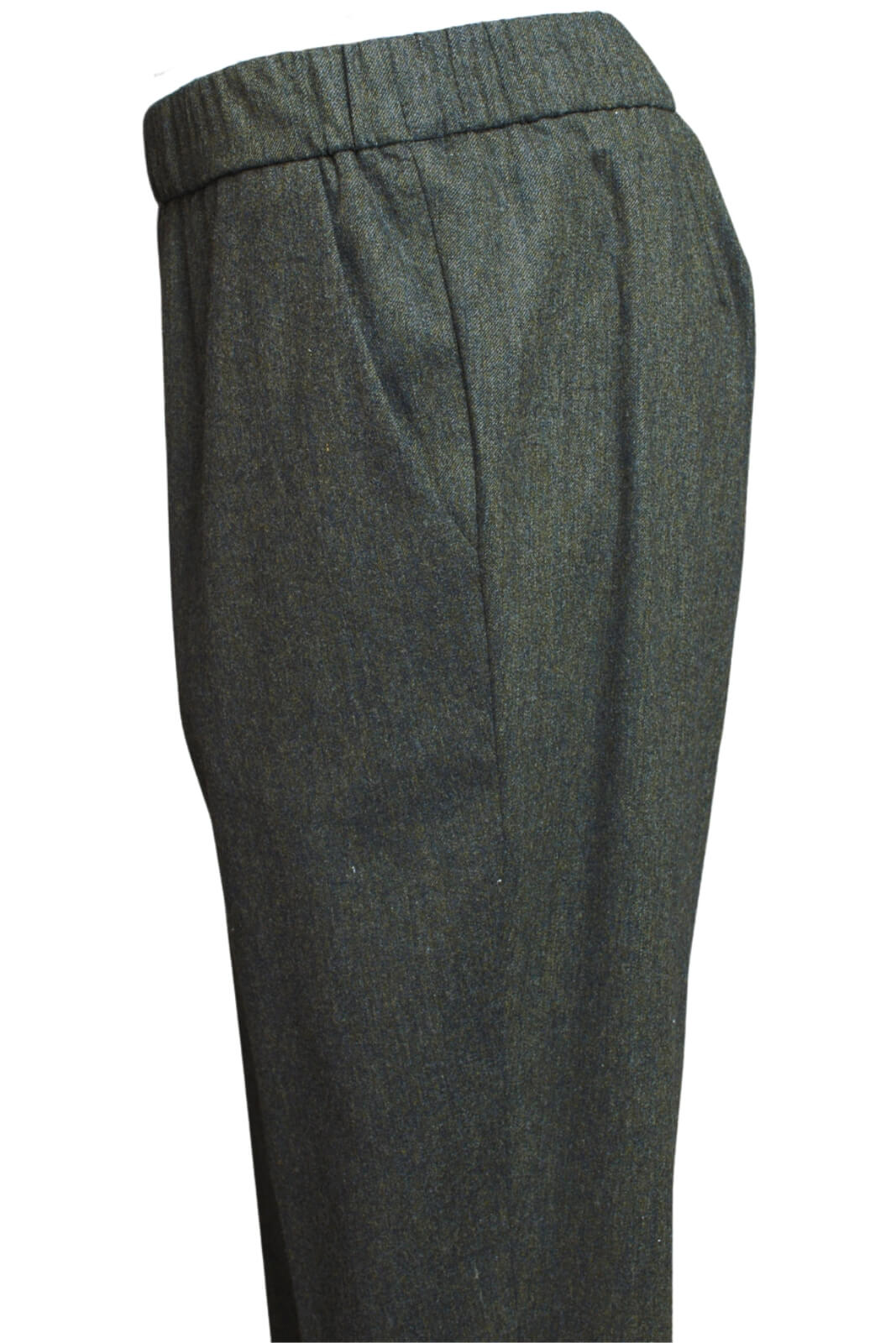 Pantalone donna in lana slip on dettaglio