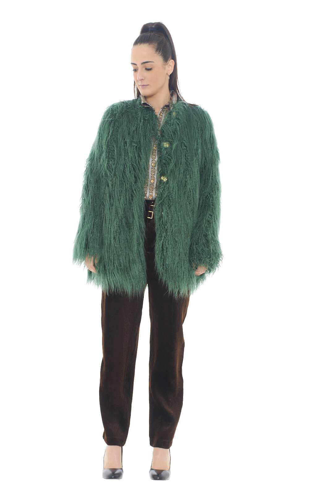 Pinko Pantalón pana mujer