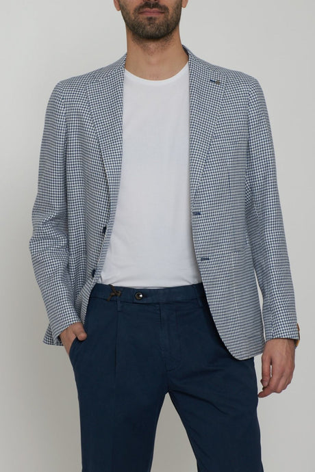 Chaqueta Tagliatore para hombre con estampado de pata de gallo