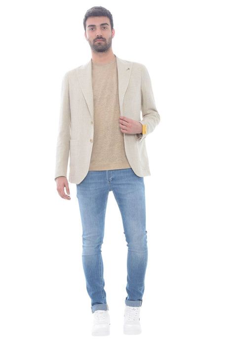 Tagliatore men's herringbone pattern jacket