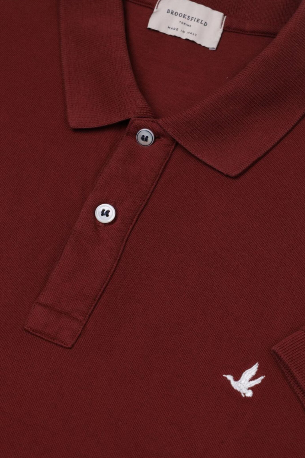 Polo ajustado Brooksfield para hombre