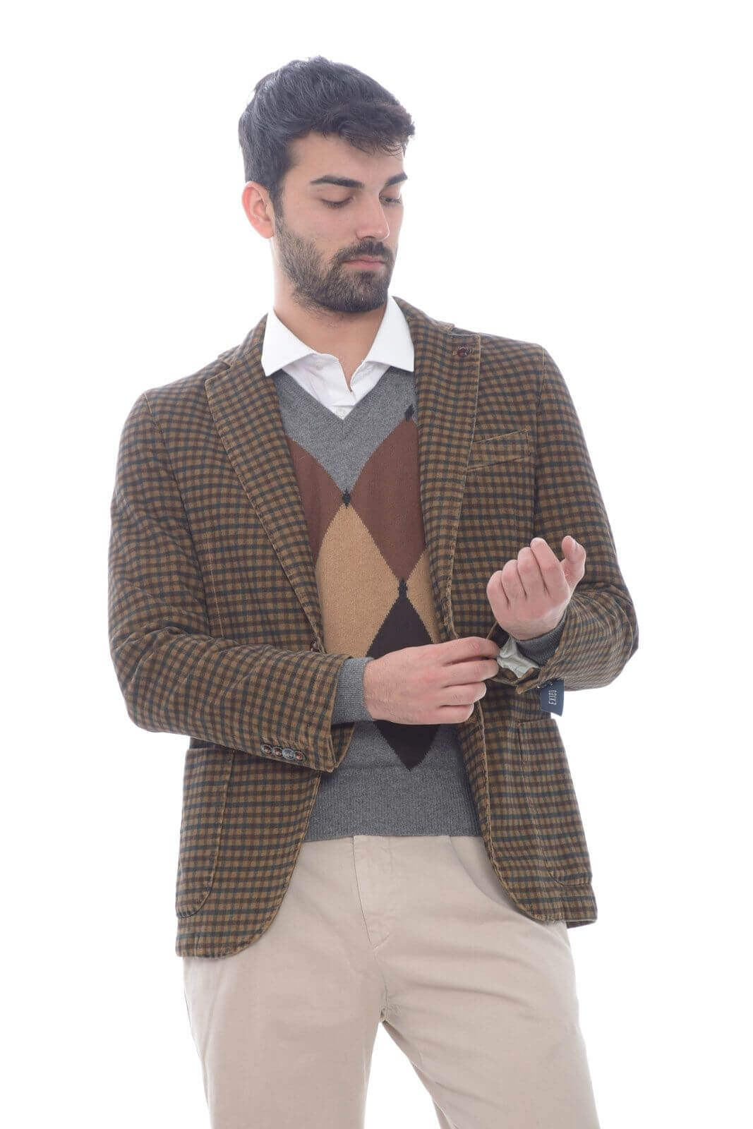 Exigo Giacca Uomo a quadri