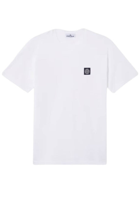 Camiseta de hombre Stone Island de jersey de algodón 60/2