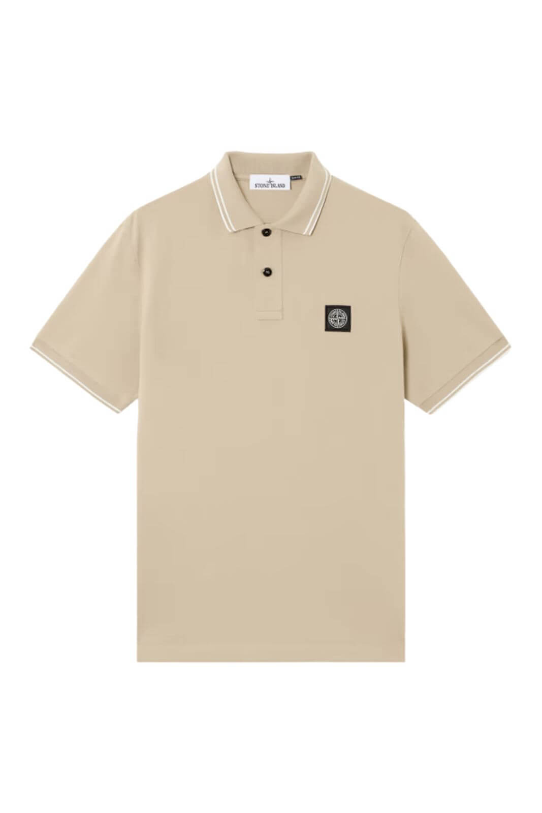 Stone Island men's polo shirt ORGANIC COTTON ELASTANE PIQUÉ