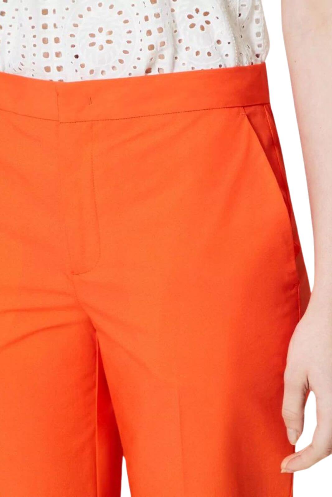 Twinset Women's cropped poplin trousers