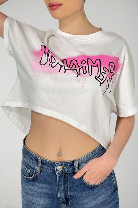 Disclaimer Cropped Women's T-Shirt