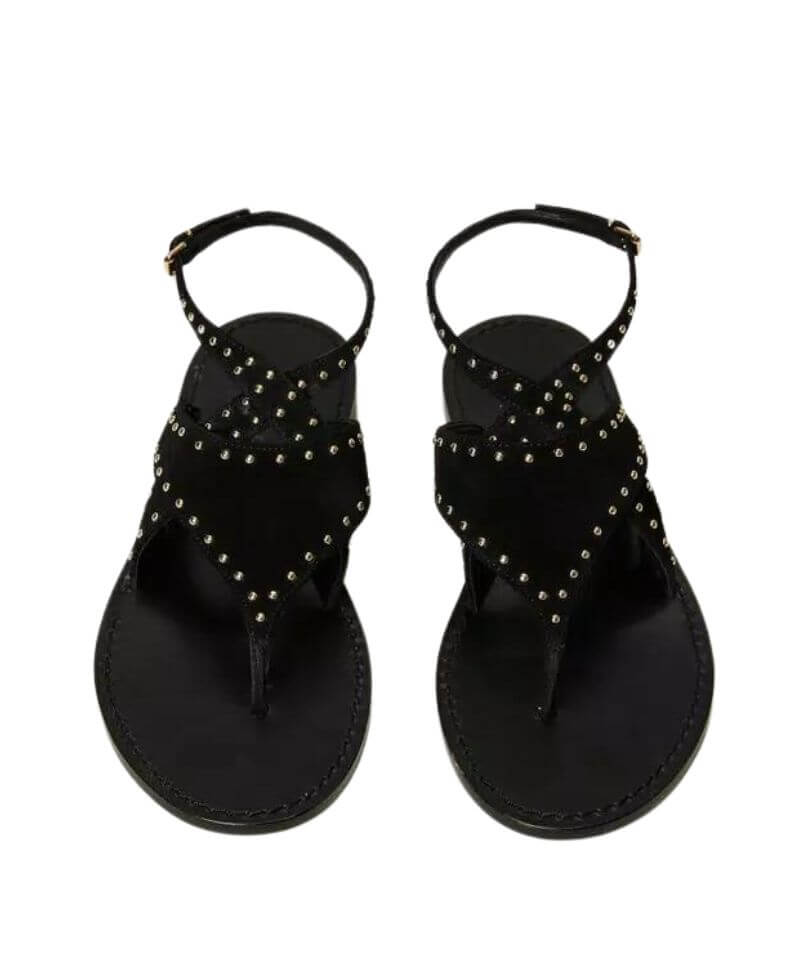 Twinset Sandalo Donna infradito con micro borchie