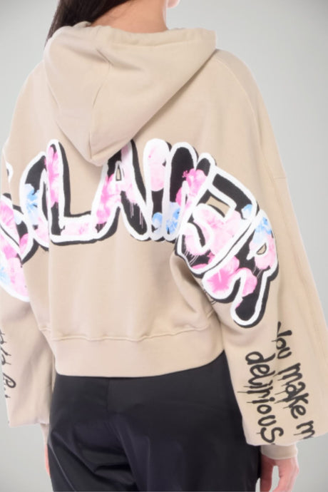 Disclaimer Women's Crop Hoodie