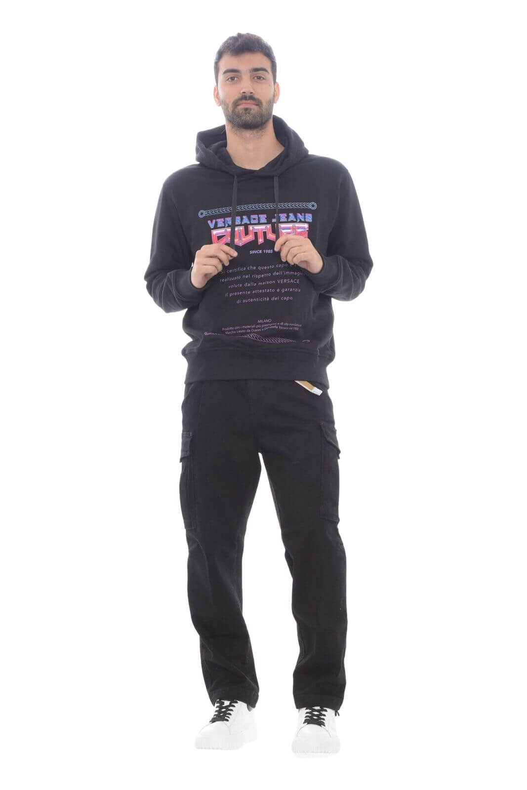 White Sand jeans uomo cargo