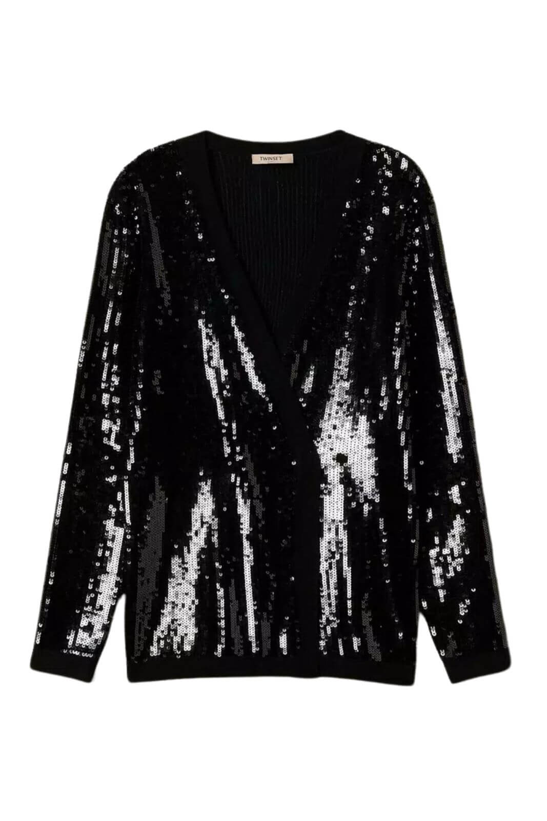 Twinset Milano cardigan donna full paillettes