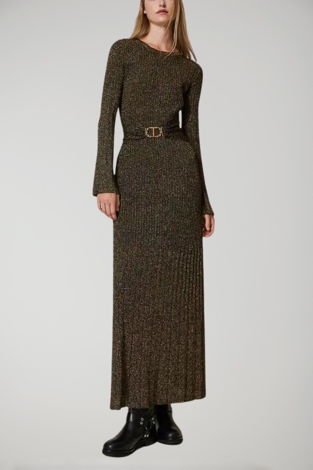 Twinset Milano women's long knitted dress