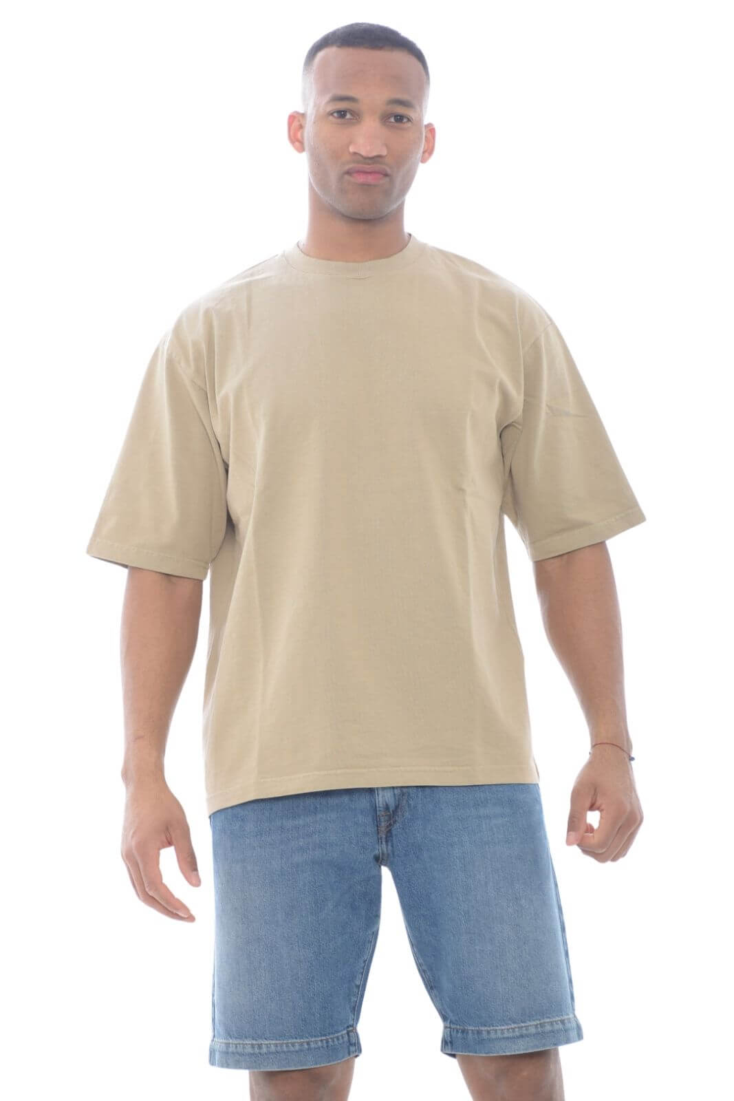 Camiseta oversize de hombre Blanco Arena