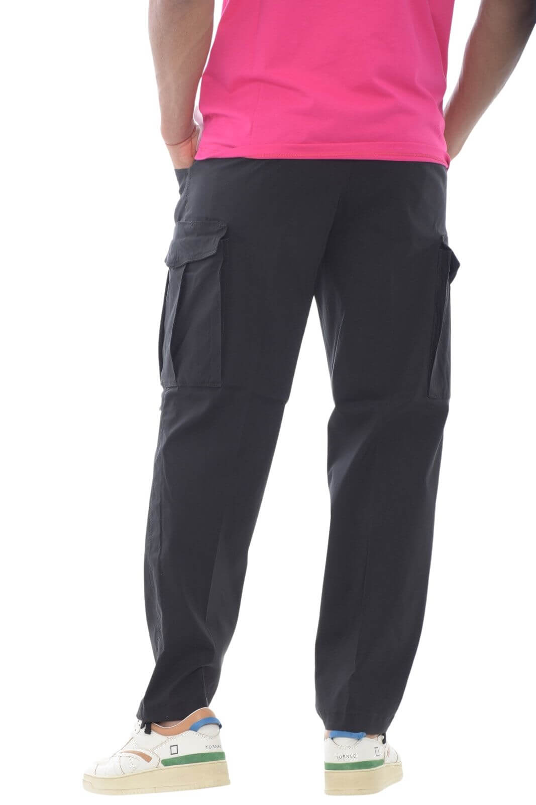 White sand men's trousers with pockets