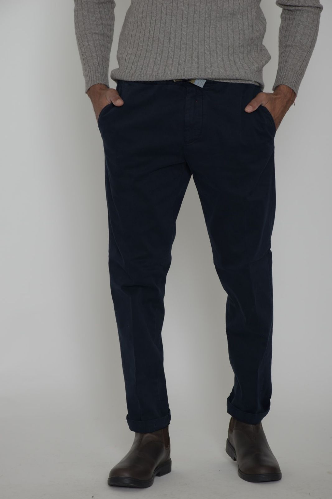 White Sand men's gabardine trousers