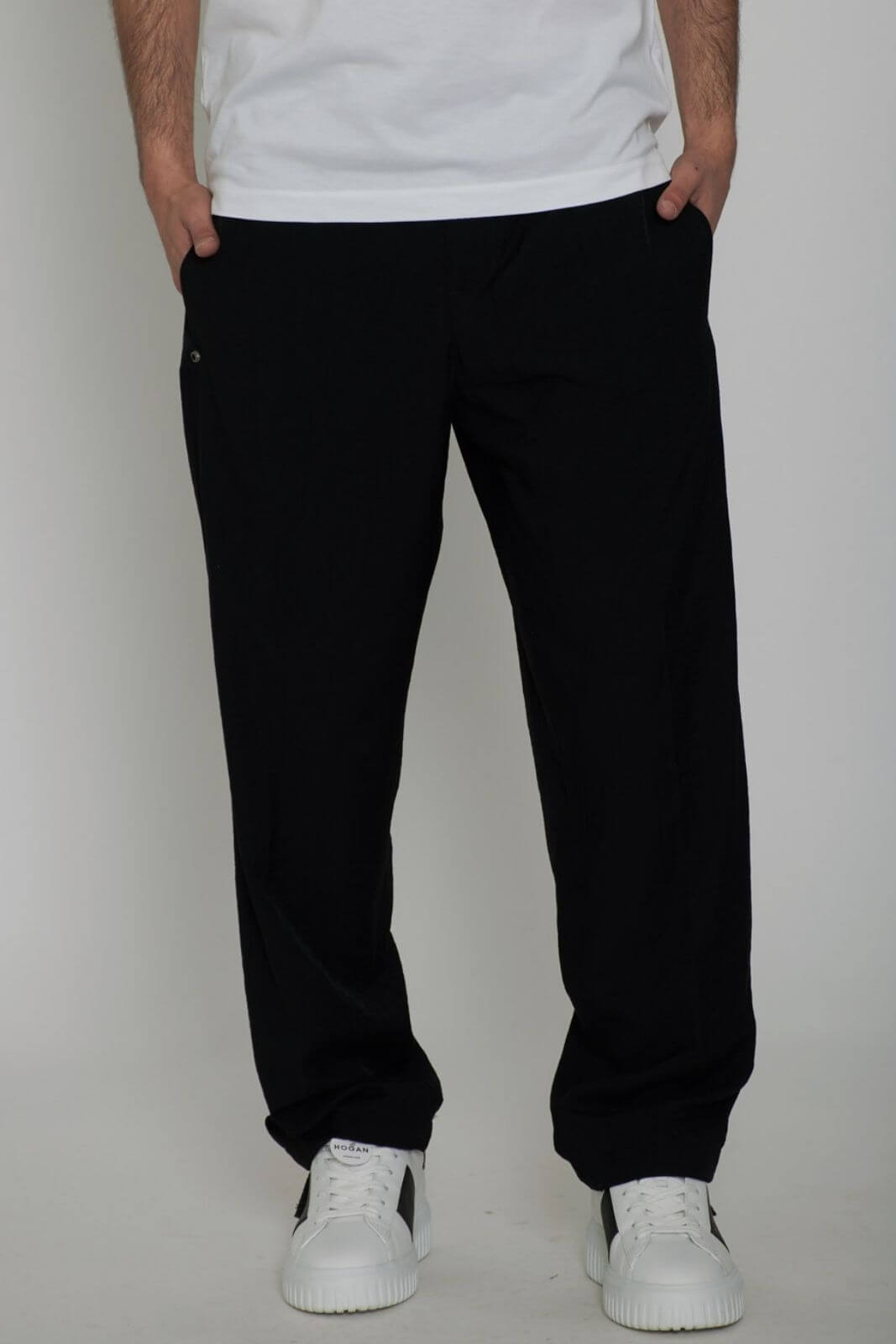 White Sand David men's trousers in viscose blend