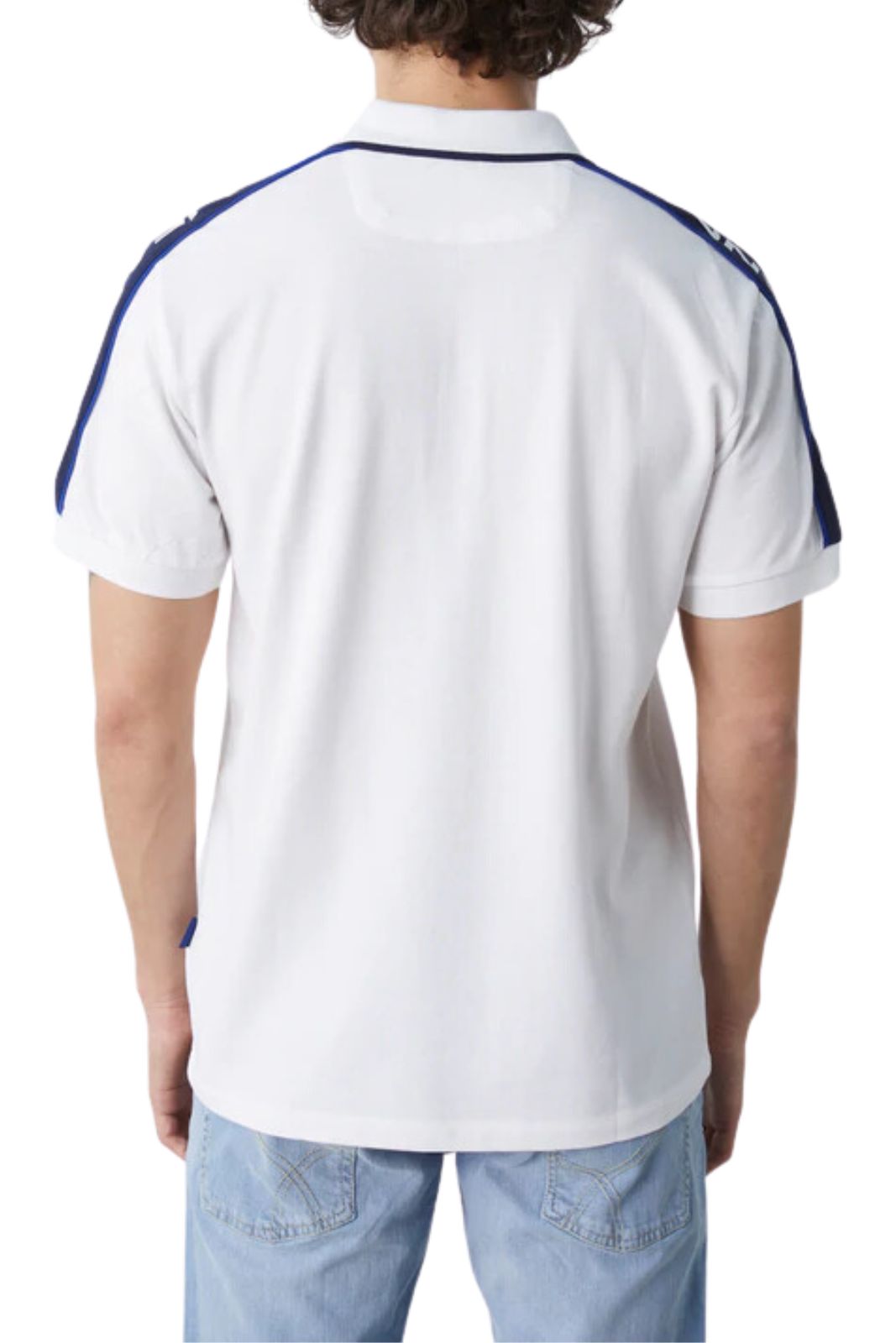 Gas Polo Uomo con stampa logo sulle spalle