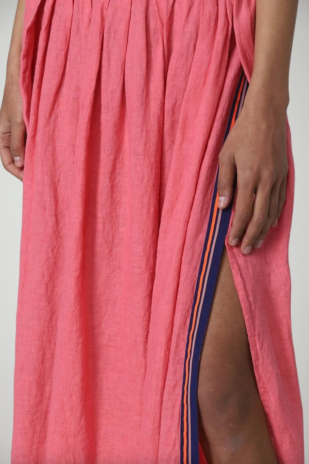 Alessia Santi Linen Skirt with Slit