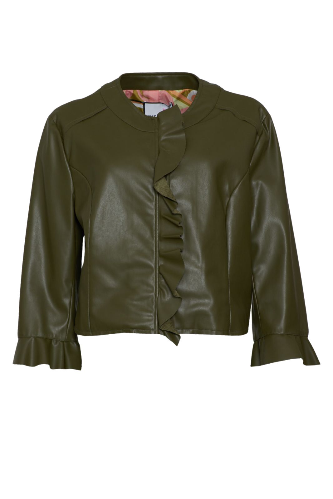 The Women's Jacket Dress with Ruffles