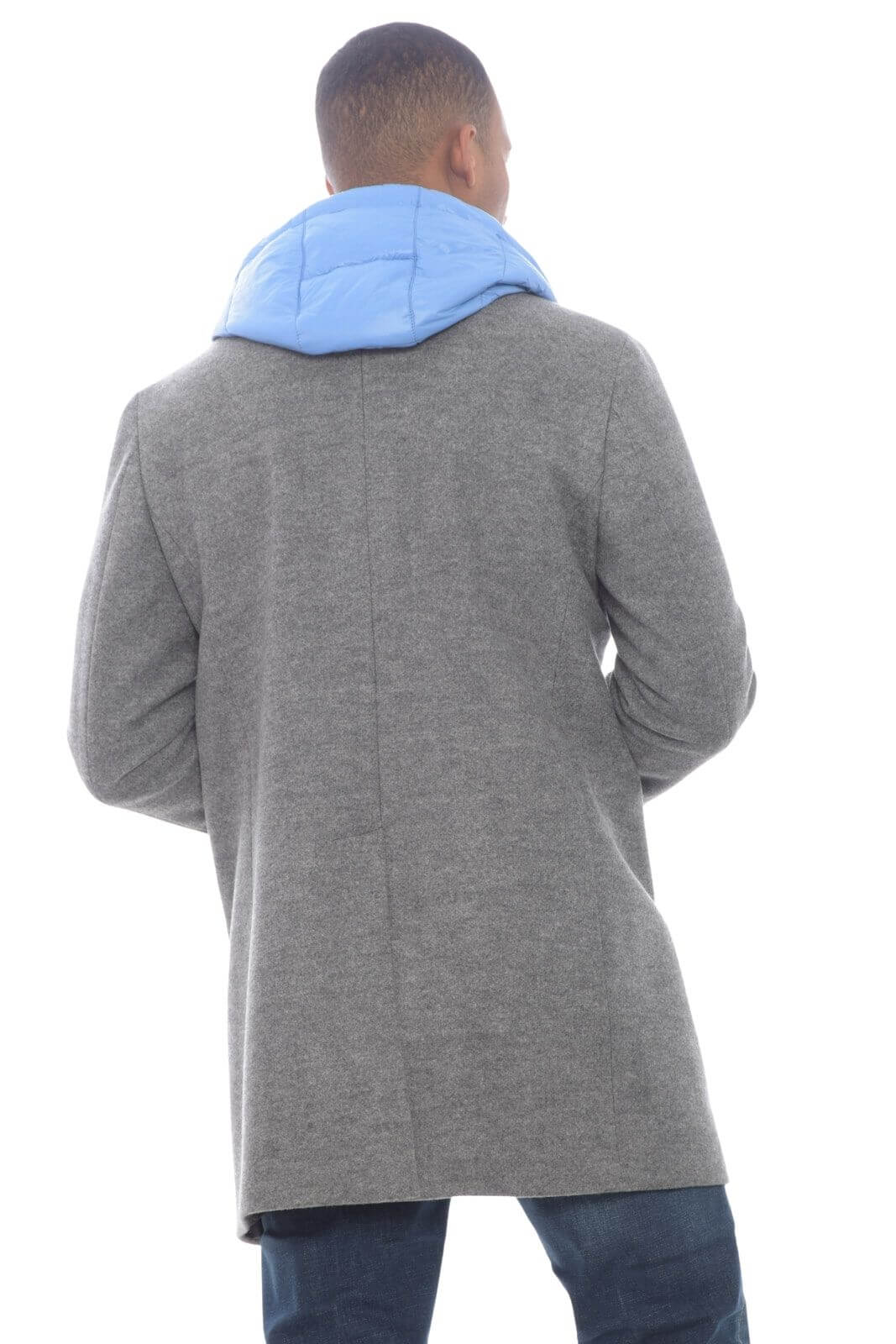 Manuel Ritz men's coat with windproof insert and hood