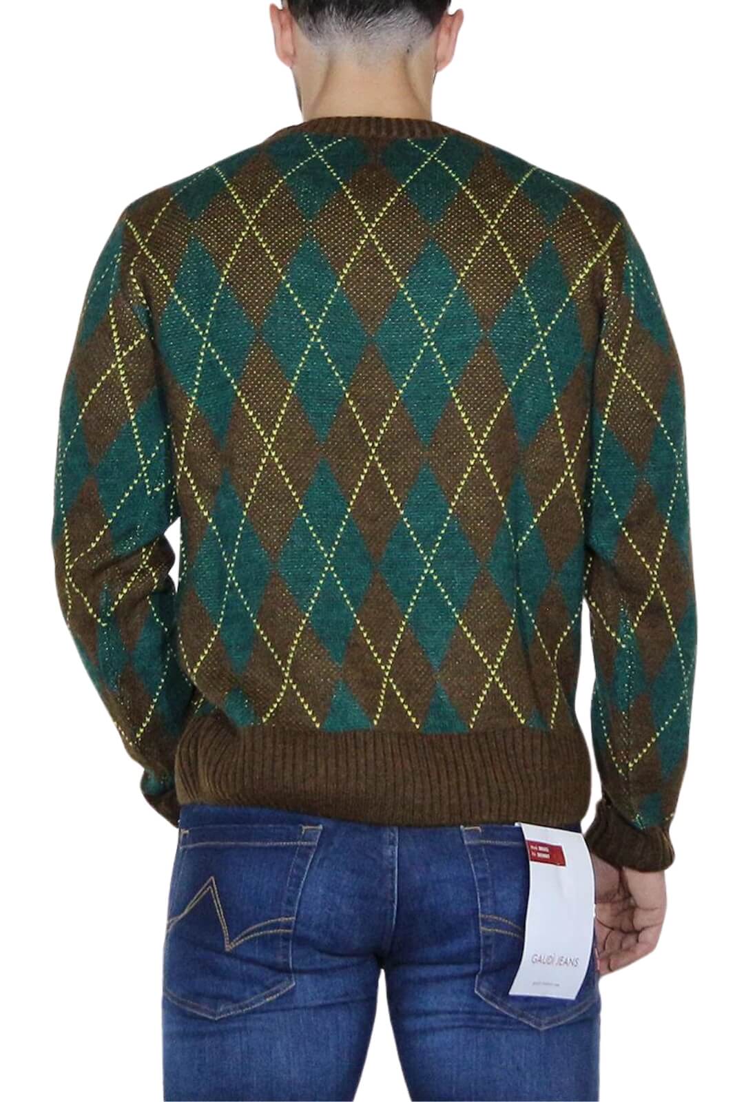 Manuel Ritz Maglia Uomo a rombi