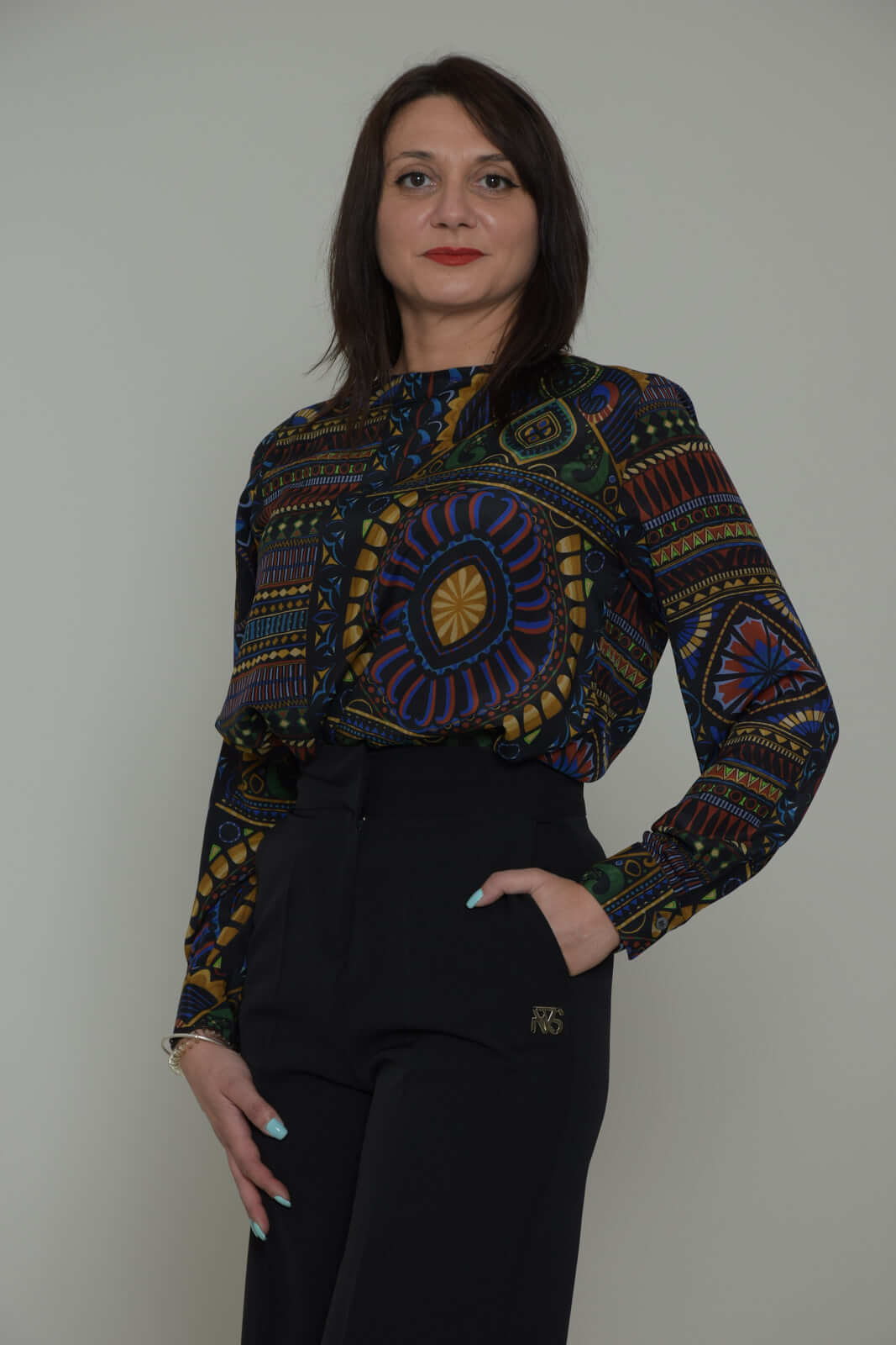 Caliban Blusa Donna in seta