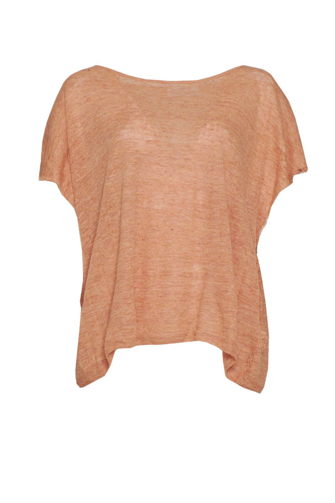 Gran Sasso Women's Linen Poncho Blouse