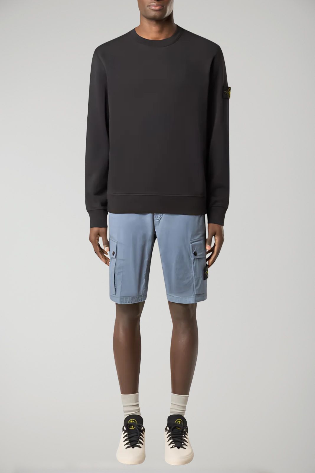 Stone Island ORGANIC COTTON FLEECE crewneck sweatshirt