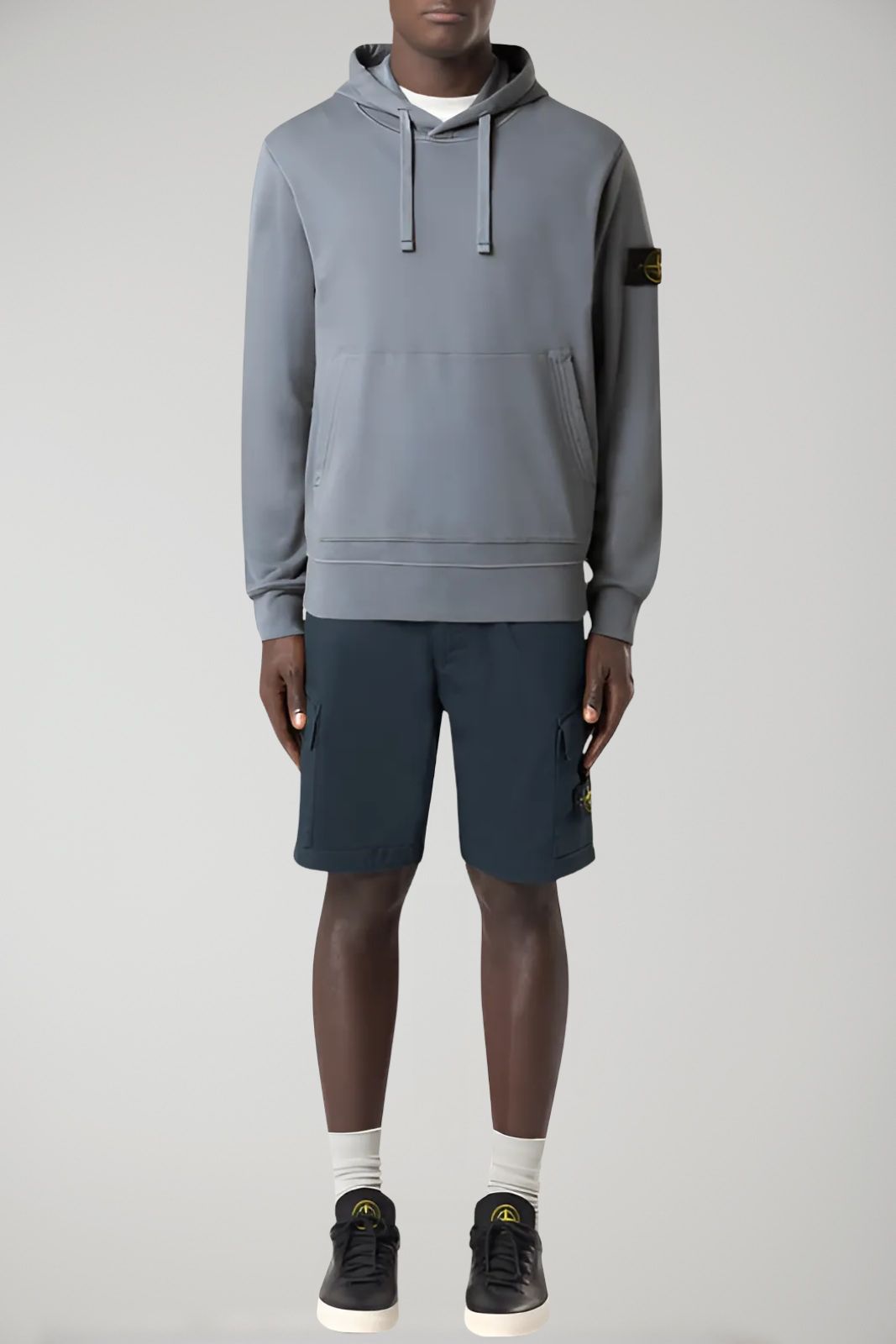 Stone Island men's hoodie ORGANIC COTTON FLEECE