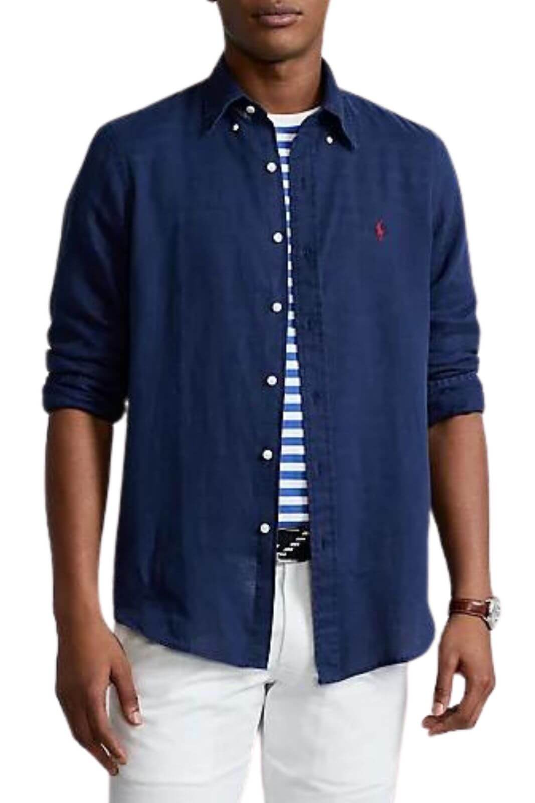 Polo Ralph Lauren men's linen button down shirt