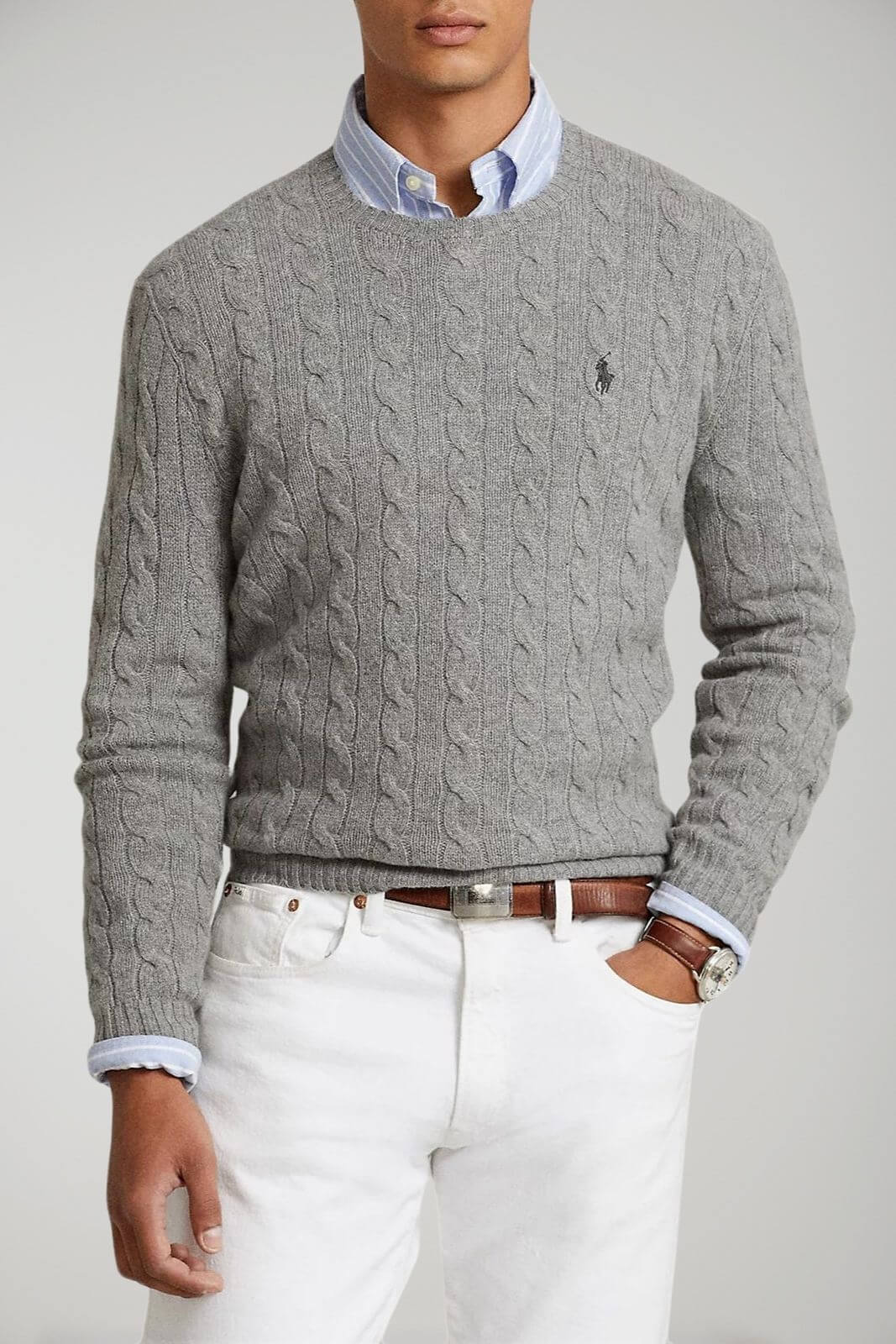 Polo Ralph Lauren men's cable knit sweater