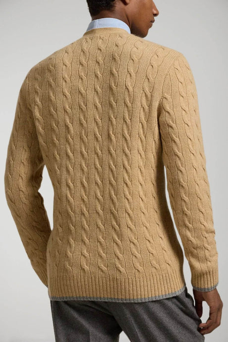 Cárdigan de punto trenzado para hombre de Polo Ralph Lauren