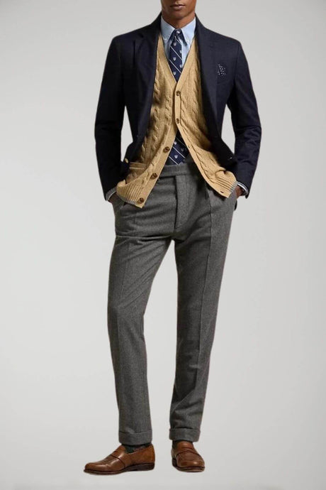 Cárdigan de punto trenzado para hombre de Polo Ralph Lauren