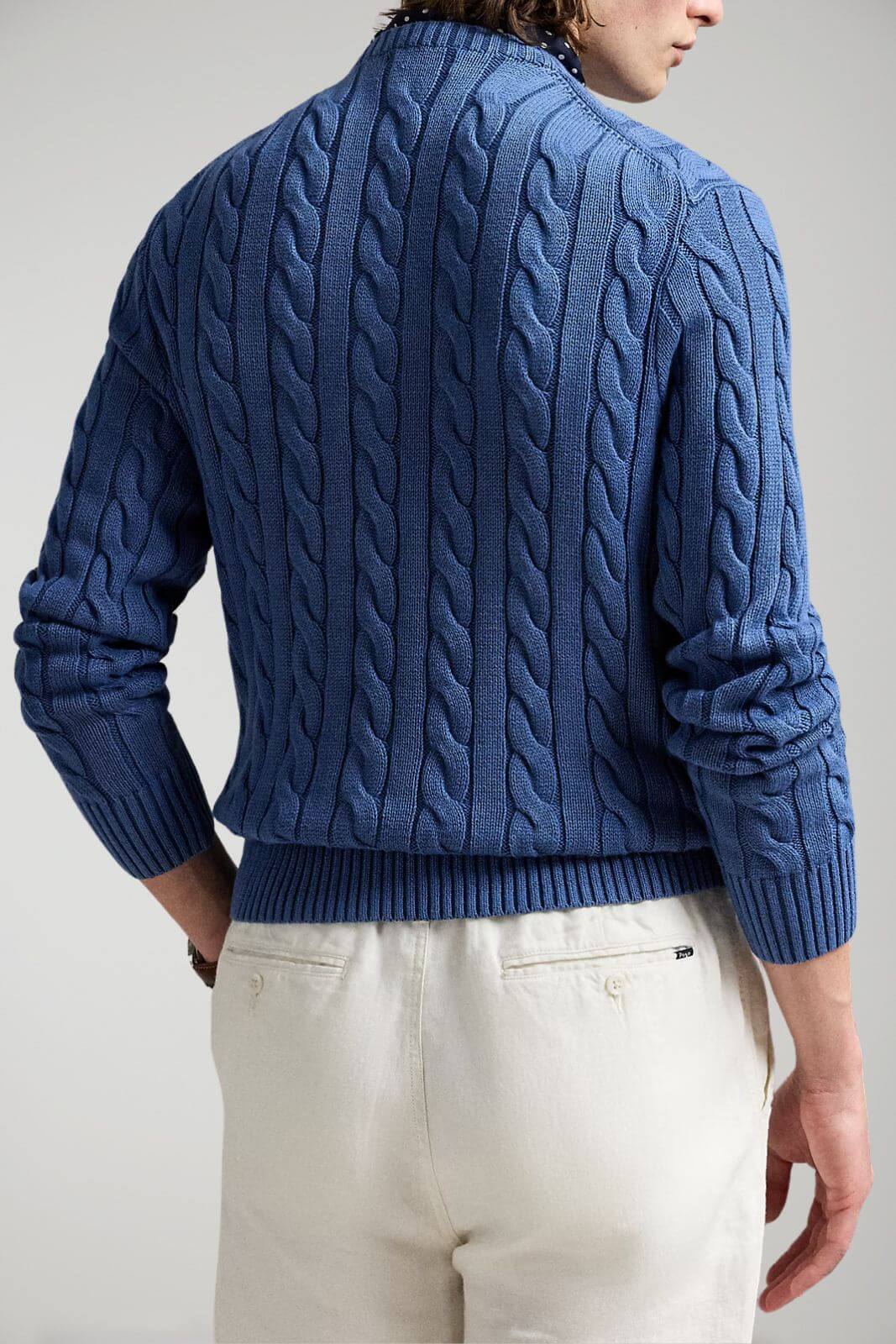 Polo Ralph Lauren men's cable-knit crew neck sweater